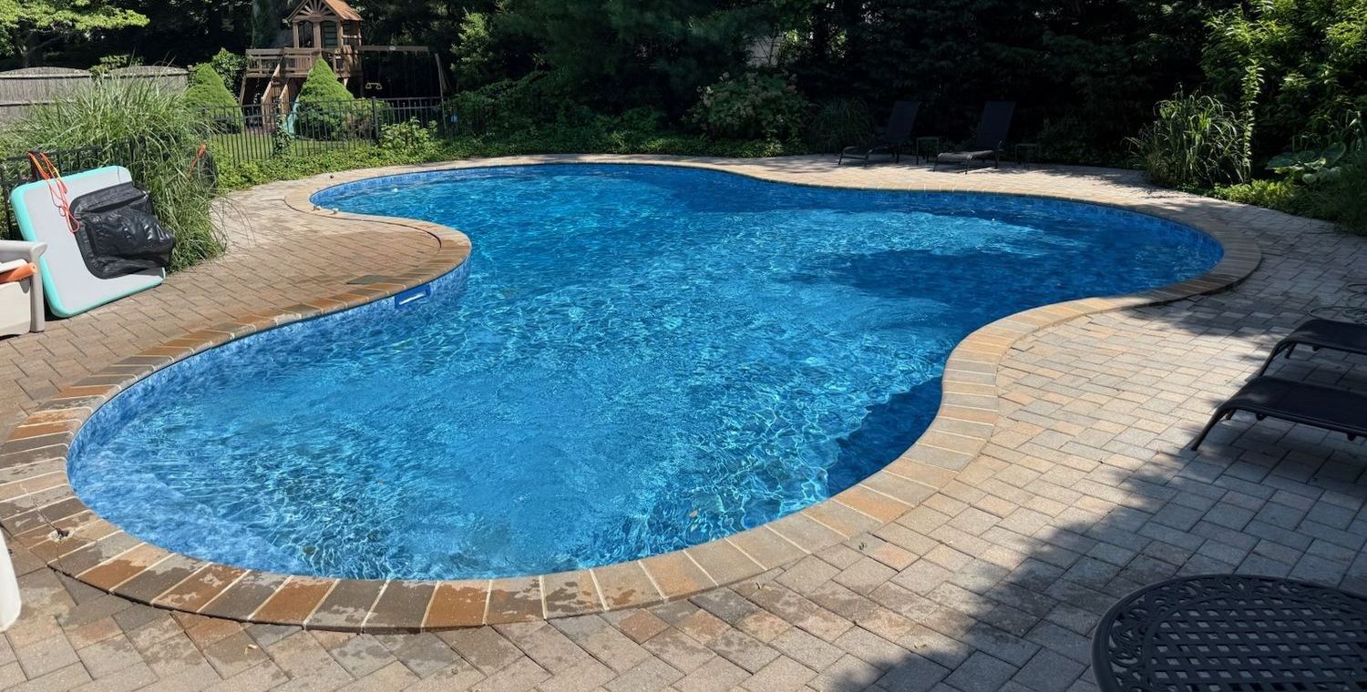 A completed pool ready for regular care